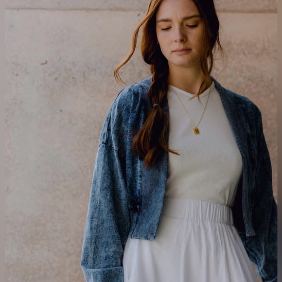 Point Denim Bomber - Picture 2 of 2